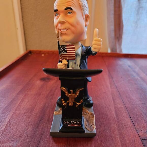 Vintage 2000s John McCain President Republican GOP bobblehead America USA - Picture 2 of 5